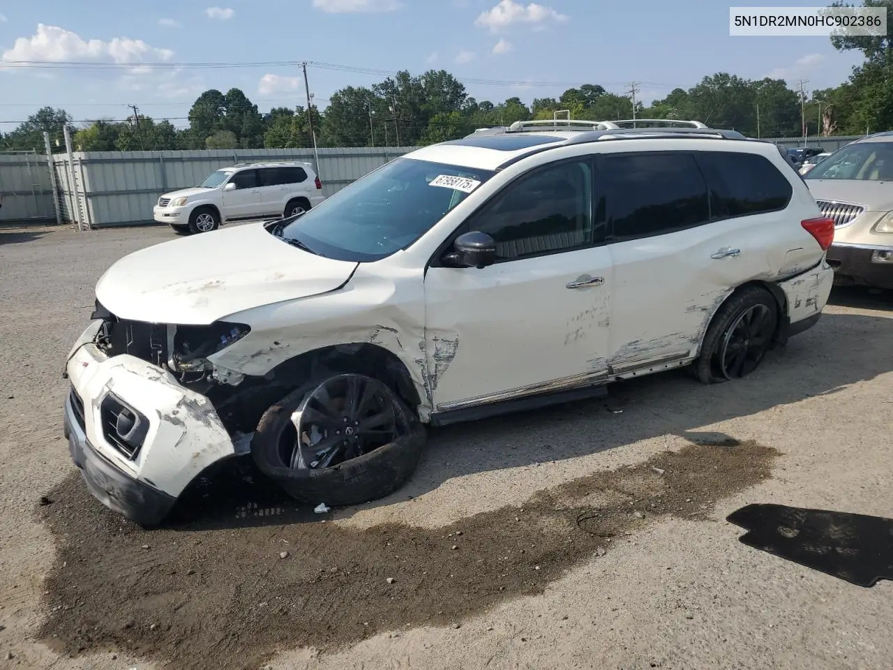 5N1DR2MN0HC902386 2017 Nissan Pathfinder S
