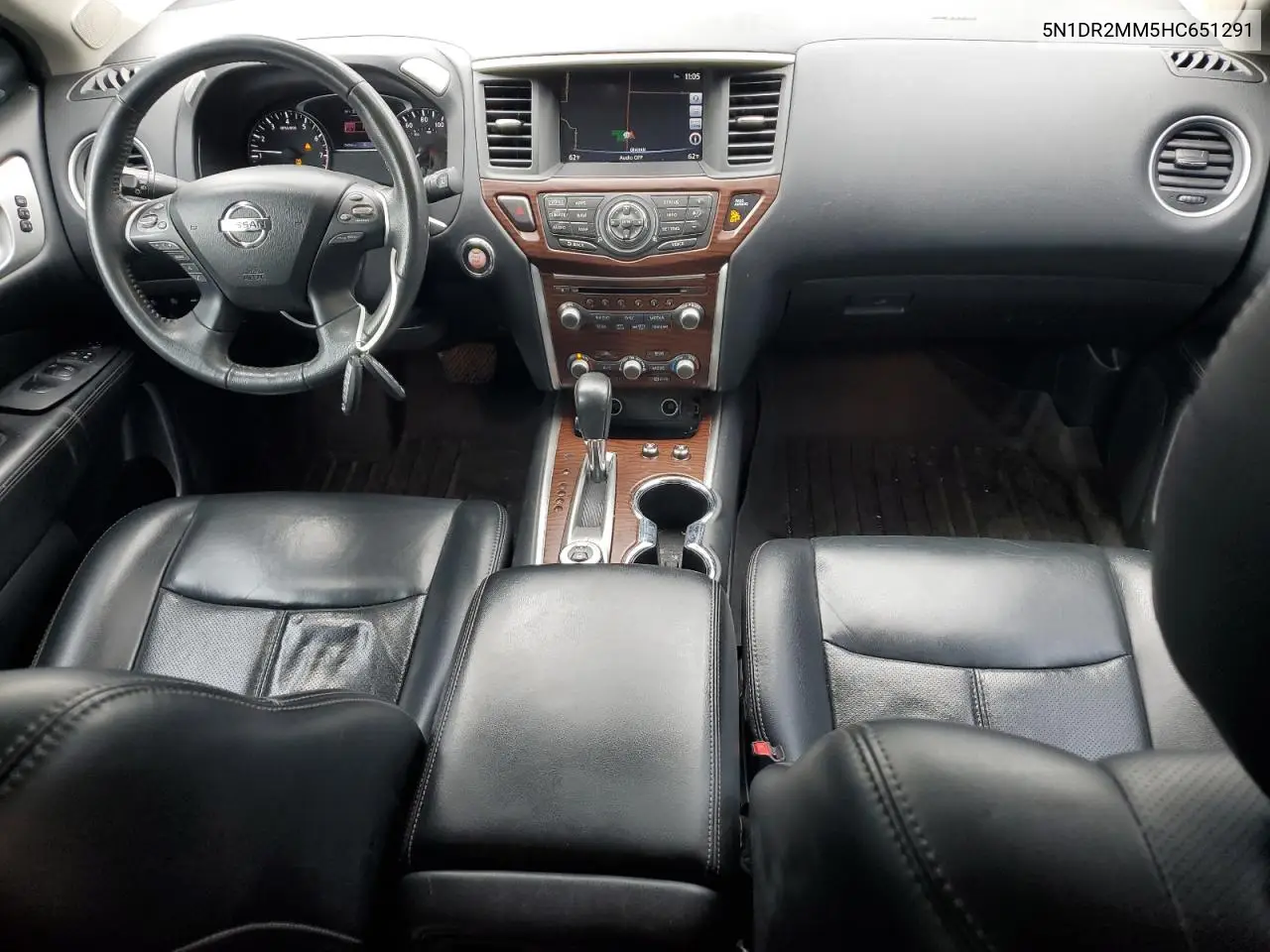 5N1DR2MM5HC651291 2017 Nissan Pathfinder S