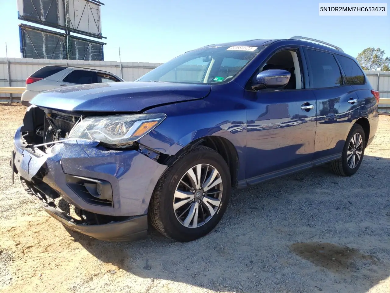 5N1DR2MM7HC653673 2017 Nissan Pathfinder S