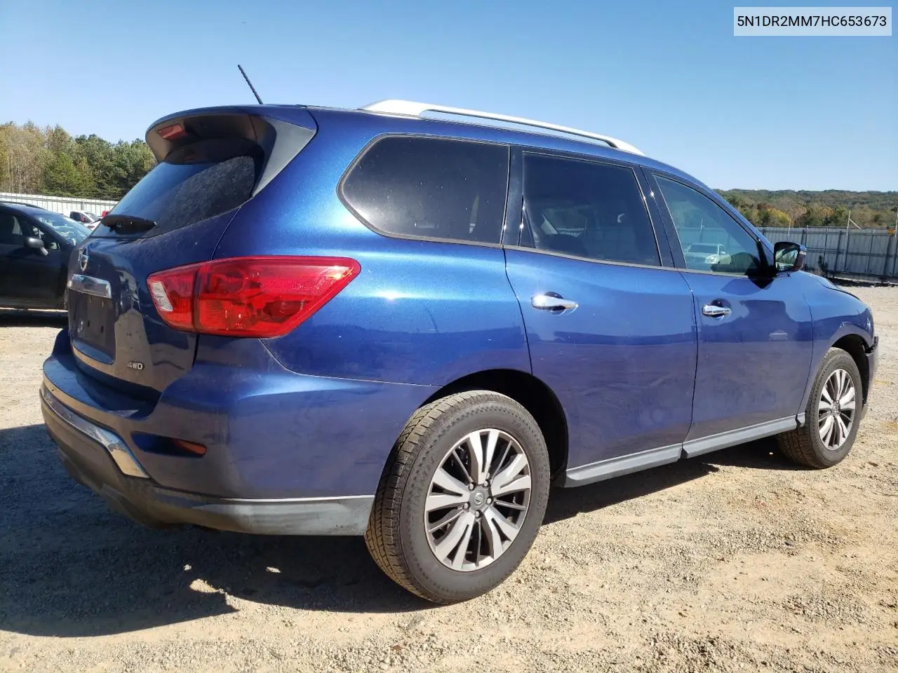 5N1DR2MM7HC653673 2017 Nissan Pathfinder S