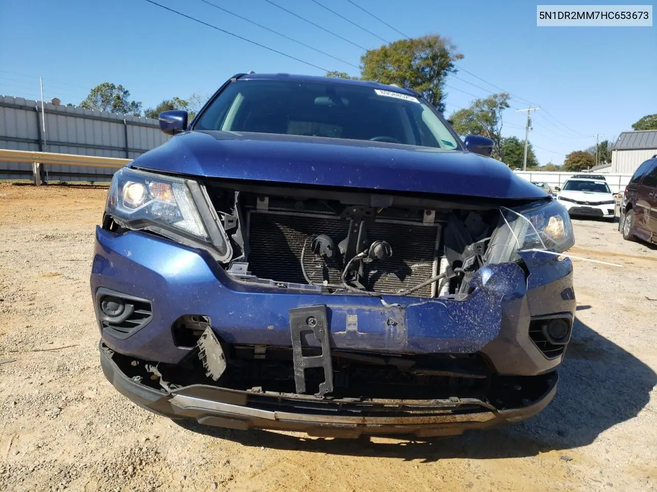 5N1DR2MM7HC653673 2017 Nissan Pathfinder S