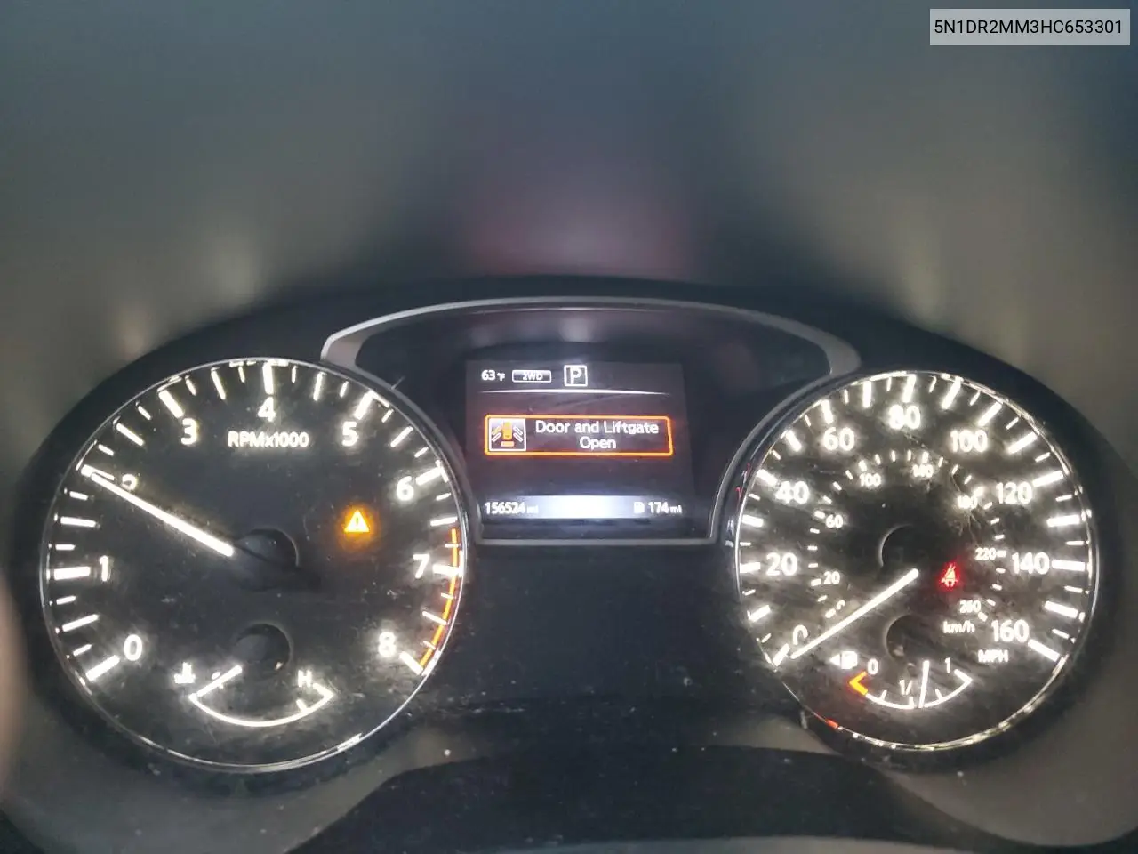 5N1DR2MM3HC653301 2017 Nissan Pathfinder S