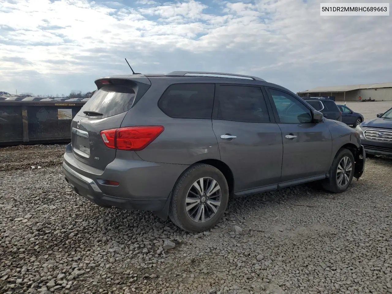 5N1DR2MM8HC689663 2017 Nissan Pathfinder S