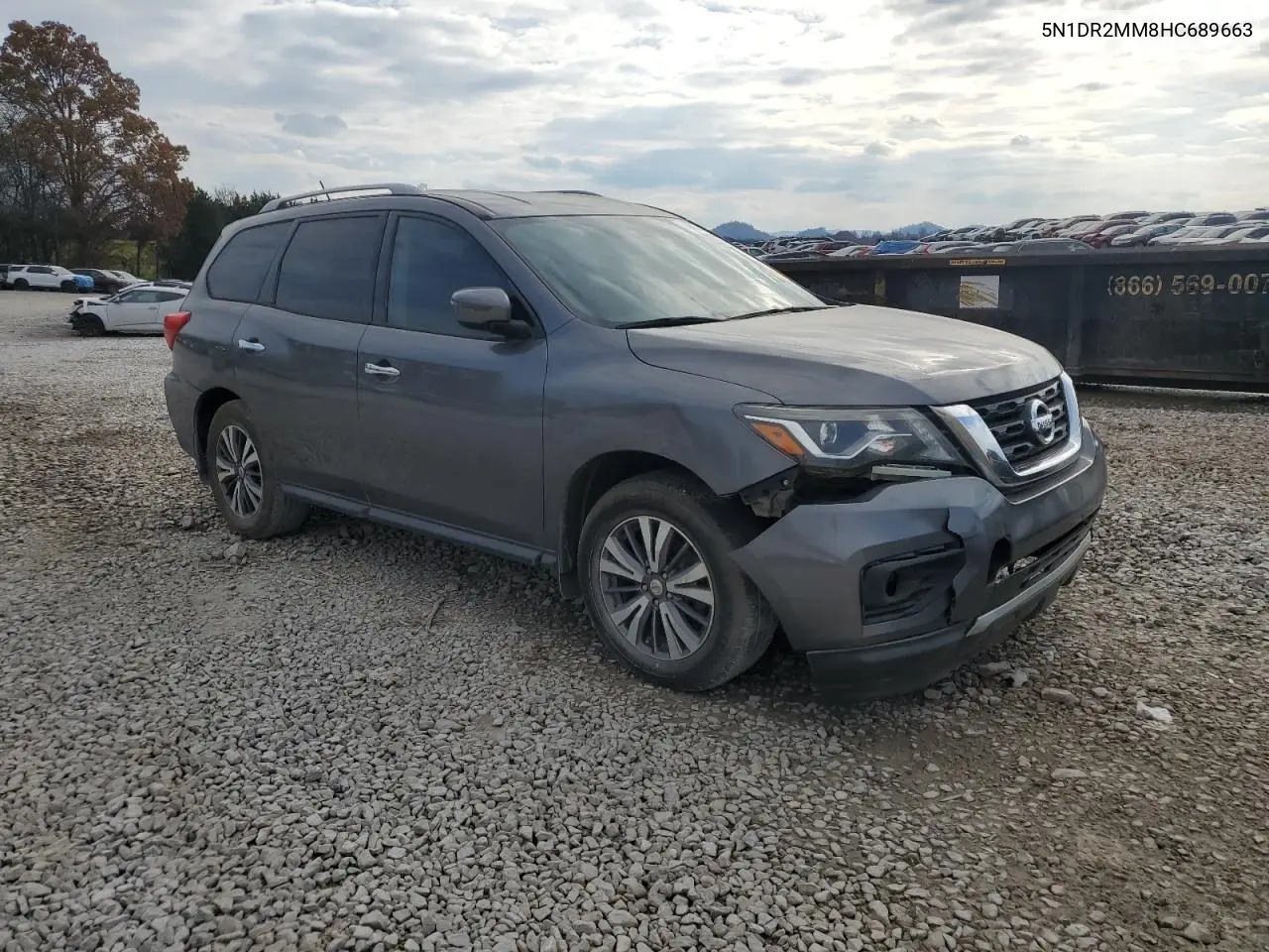 5N1DR2MM8HC689663 2017 Nissan Pathfinder S