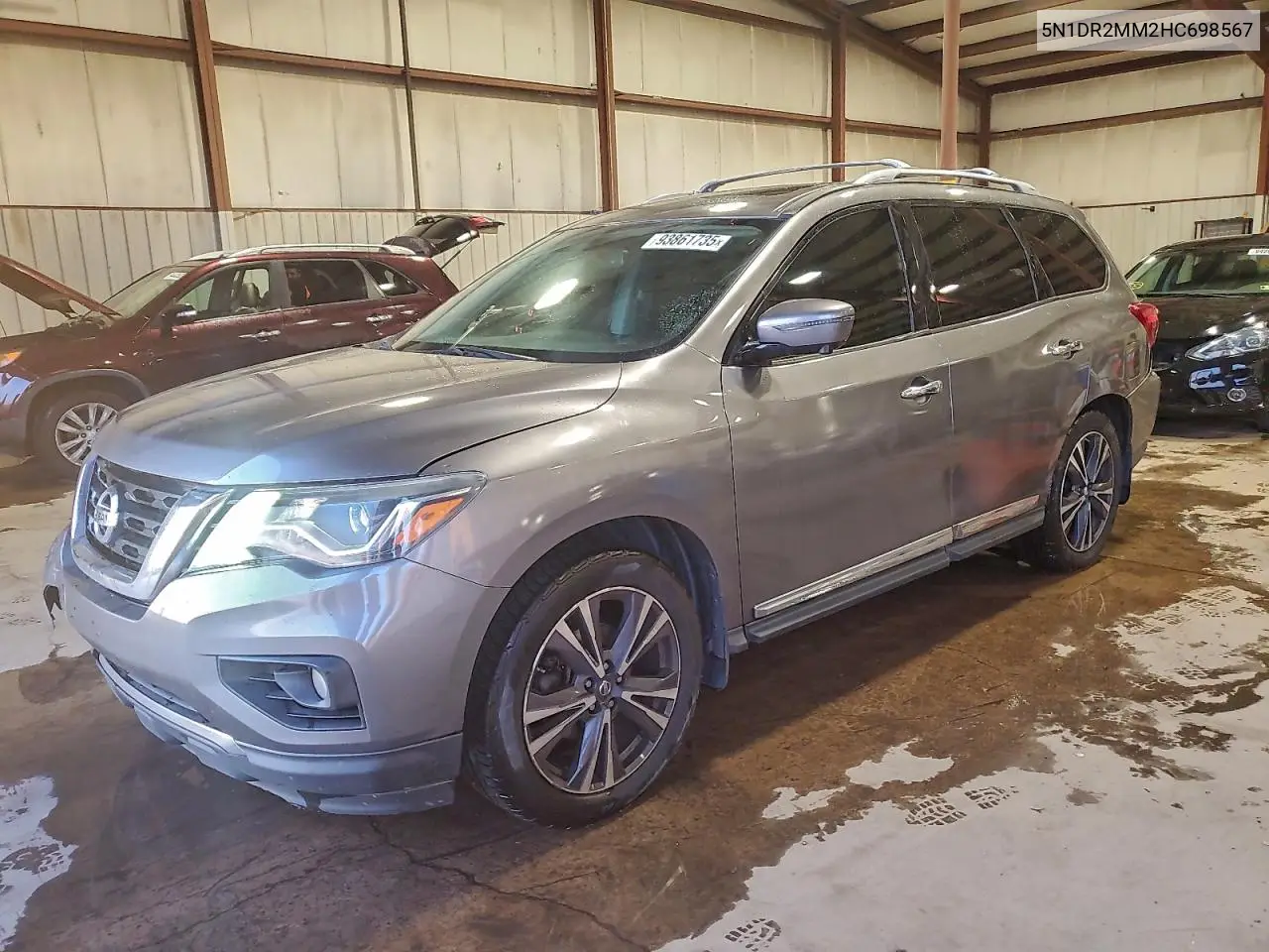 5N1DR2MM2HC698567 2017 Nissan Pathfinder S