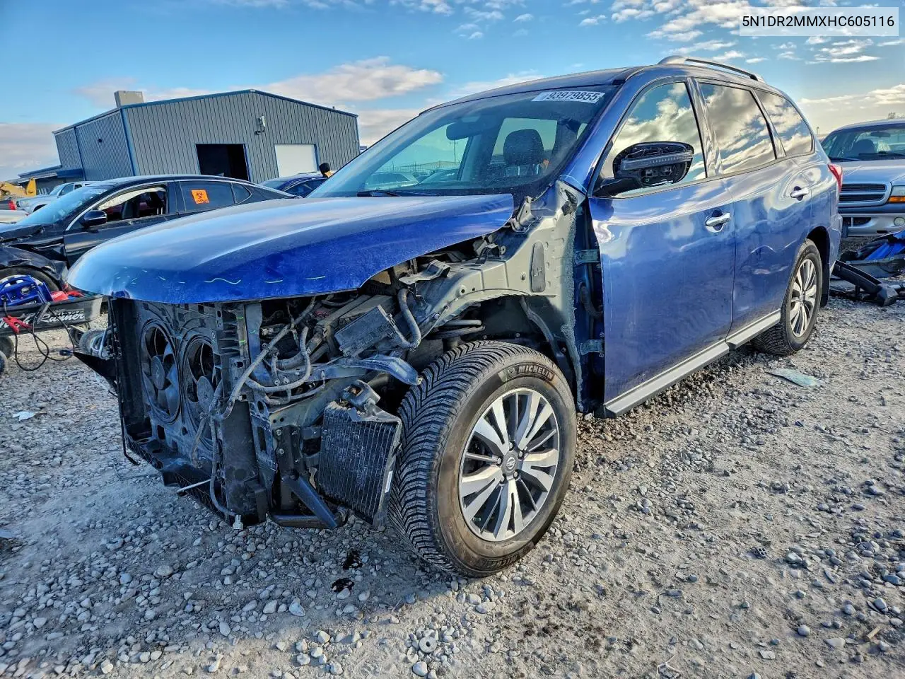 5N1DR2MMXHC605116 2017 Nissan Pathfinder S