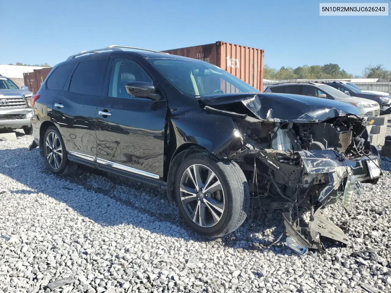 5N1DR2MN3JC626243 2018 Nissan Pathfinder S
