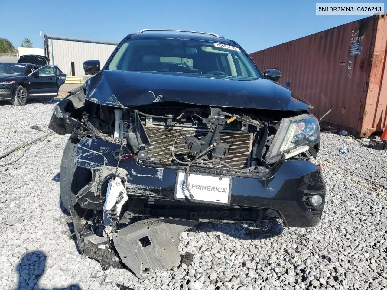 5N1DR2MN3JC626243 2018 Nissan Pathfinder S