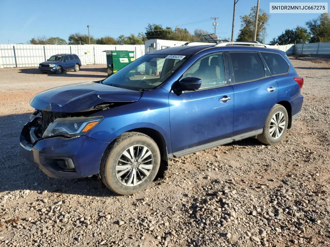 5N1DR2MN1JC667275 2018 Nissan Pathfinder S