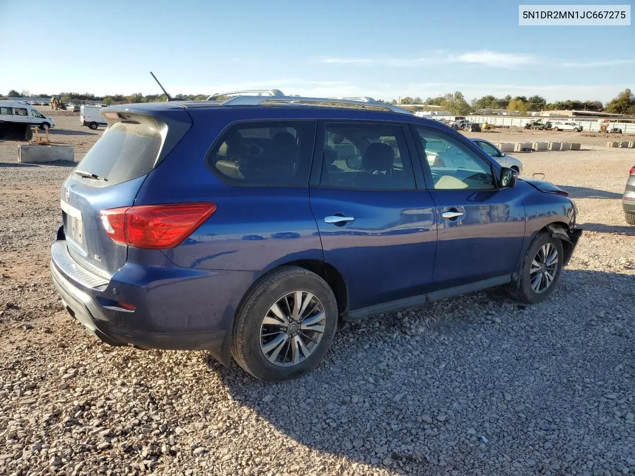 5N1DR2MN1JC667275 2018 Nissan Pathfinder S