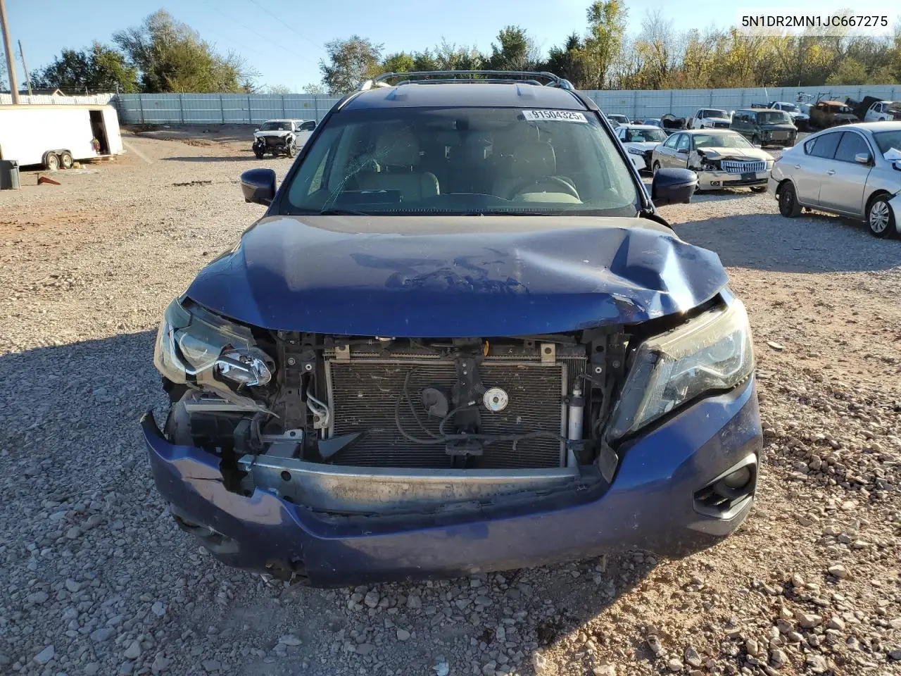 5N1DR2MN1JC667275 2018 Nissan Pathfinder S