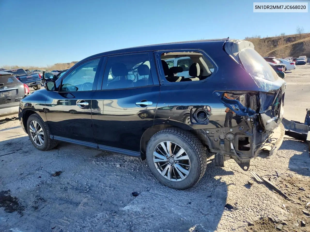 5N1DR2MM7JC668020 2018 Nissan Pathfinder S