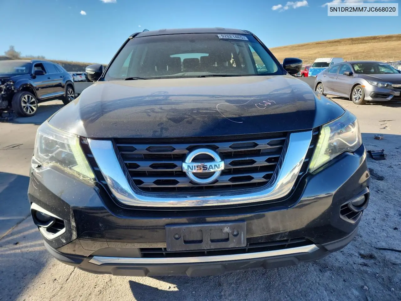 5N1DR2MM7JC668020 2018 Nissan Pathfinder S