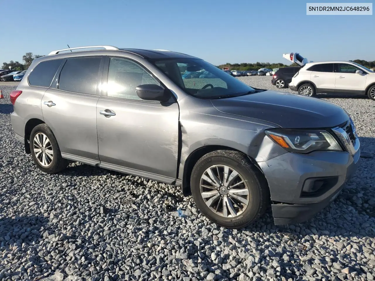 5N1DR2MN2JC648296 2018 Nissan Pathfinder S