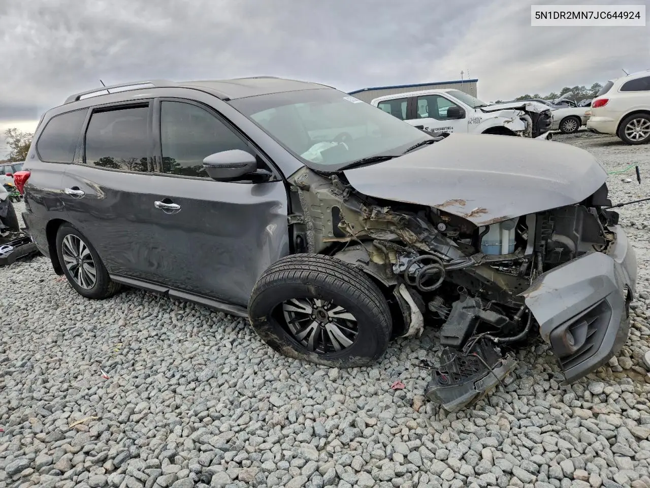 5N1DR2MN7JC644924 2018 Nissan Pathfinder S