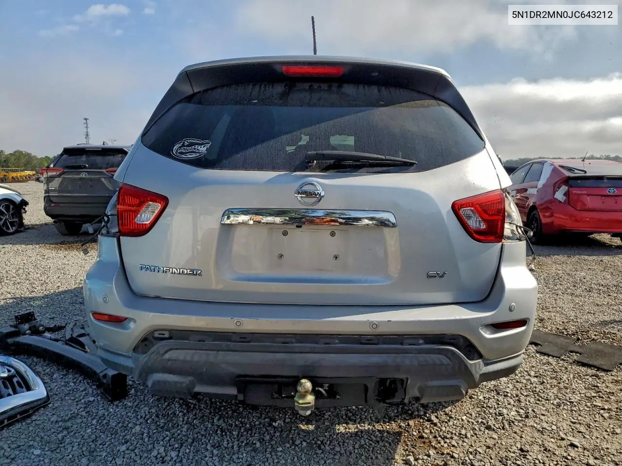 5N1DR2MN0JC643212 2018 Nissan Pathfinder S