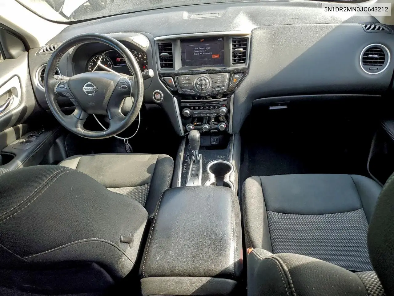 5N1DR2MN0JC643212 2018 Nissan Pathfinder S