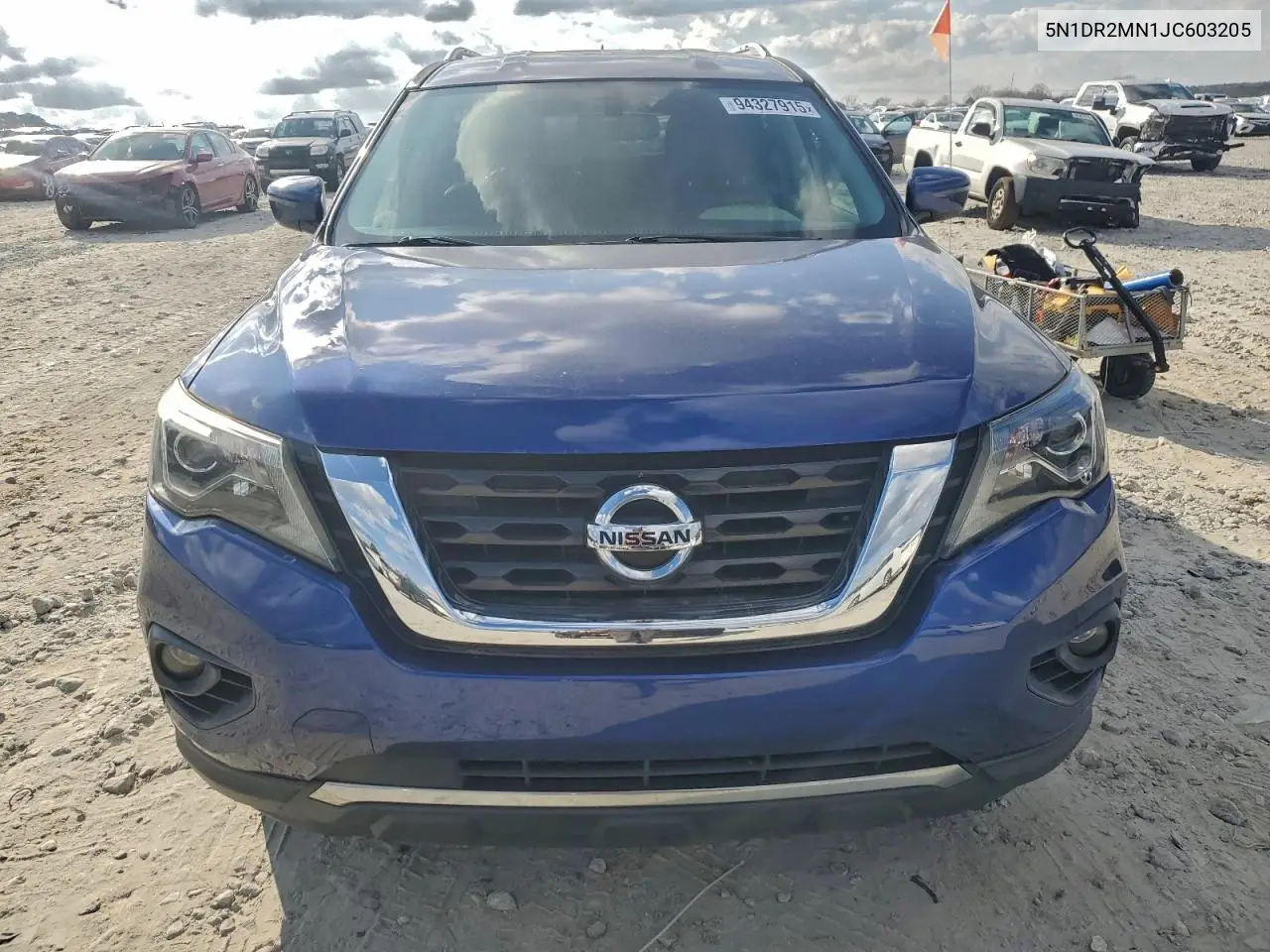 5N1DR2MN1JC603205 2018 Nissan Pathfinder S