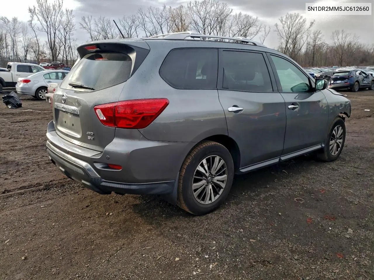 5N1DR2MM5JC612660 2018 Nissan Pathfinder S