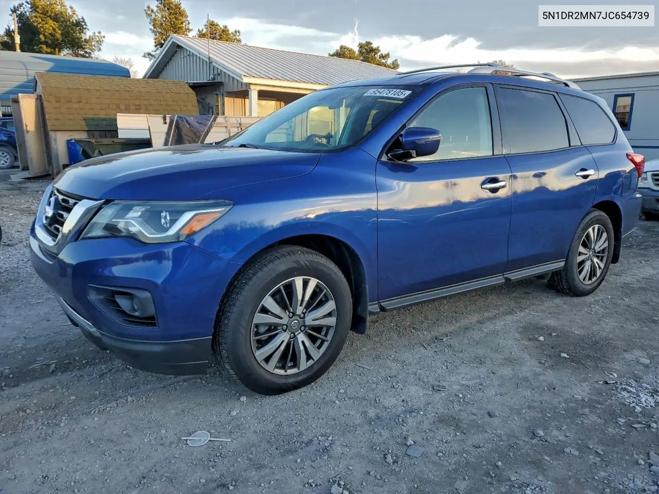5N1DR2MN7JC654739 2018 Nissan Pathfinder S