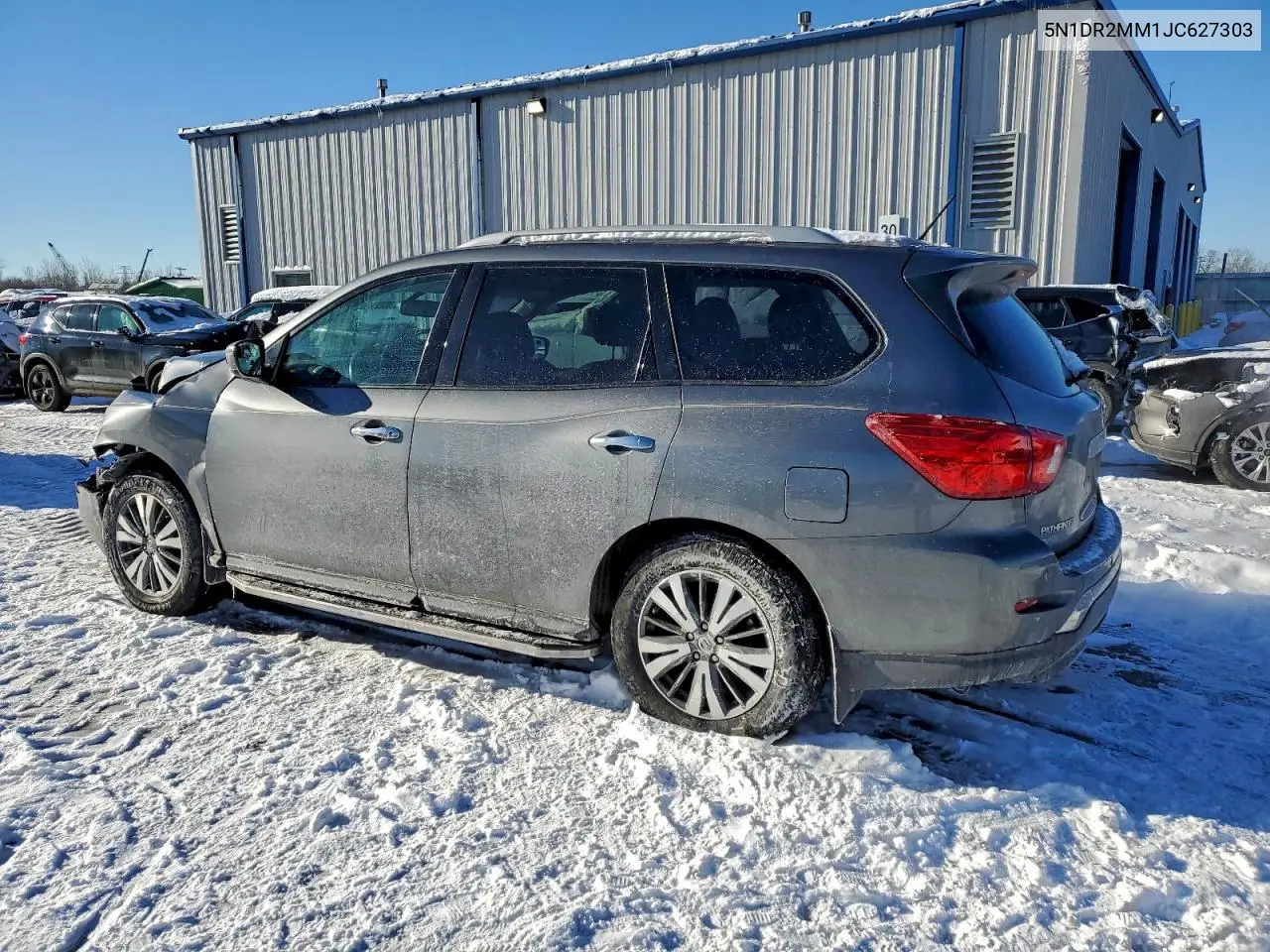 5N1DR2MM1JC627303 2018 Nissan Pathfinder S