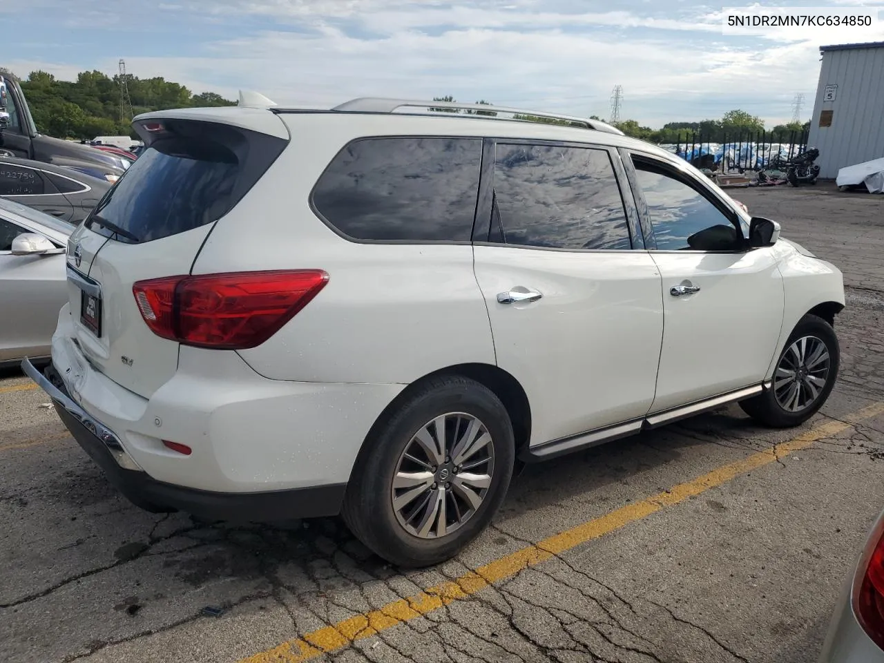 2019 Nissan Pathfinder S VIN: 5N1DR2MN7KC634850 Lot: 68508534