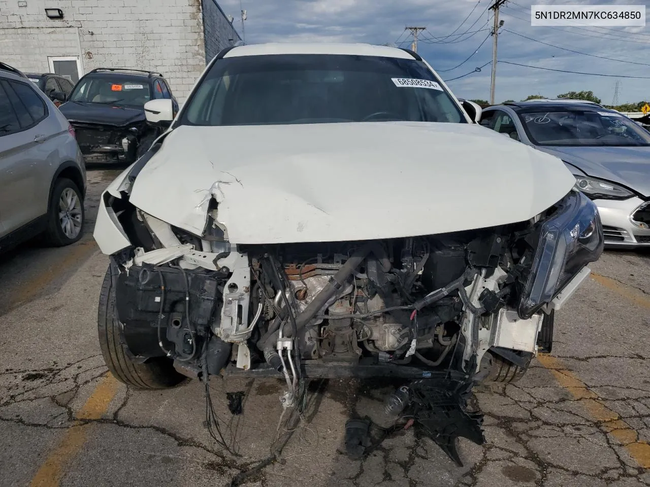 2019 Nissan Pathfinder S VIN: 5N1DR2MN7KC634850 Lot: 68508534