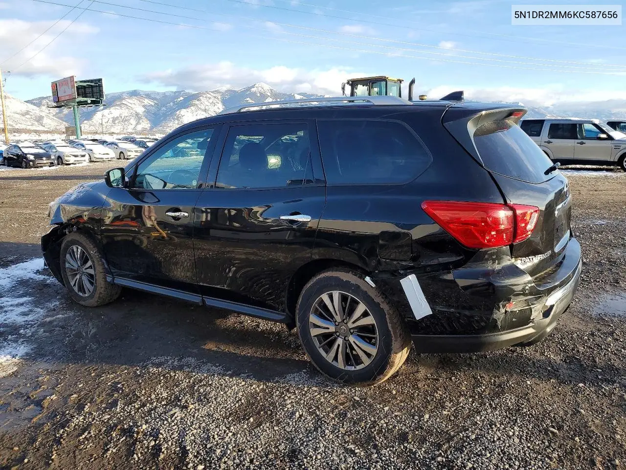 5N1DR2MM6KC587656 2019 Nissan Pathfinder S