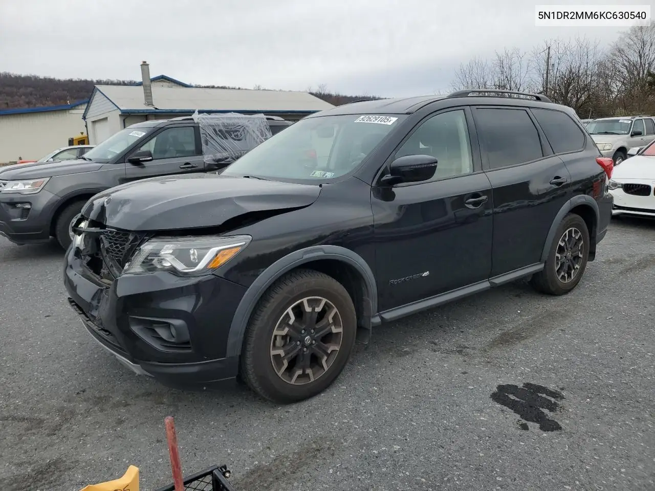 5N1DR2MM6KC630540 2019 Nissan Pathfinder S