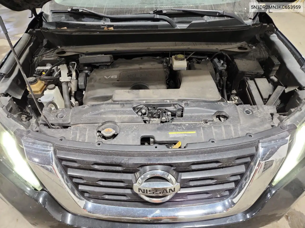 5N1DR2MN3KC653959 2019 Nissan Pathfinder S