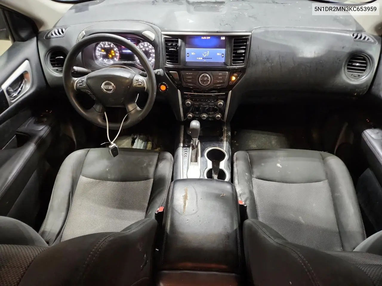 5N1DR2MN3KC653959 2019 Nissan Pathfinder S