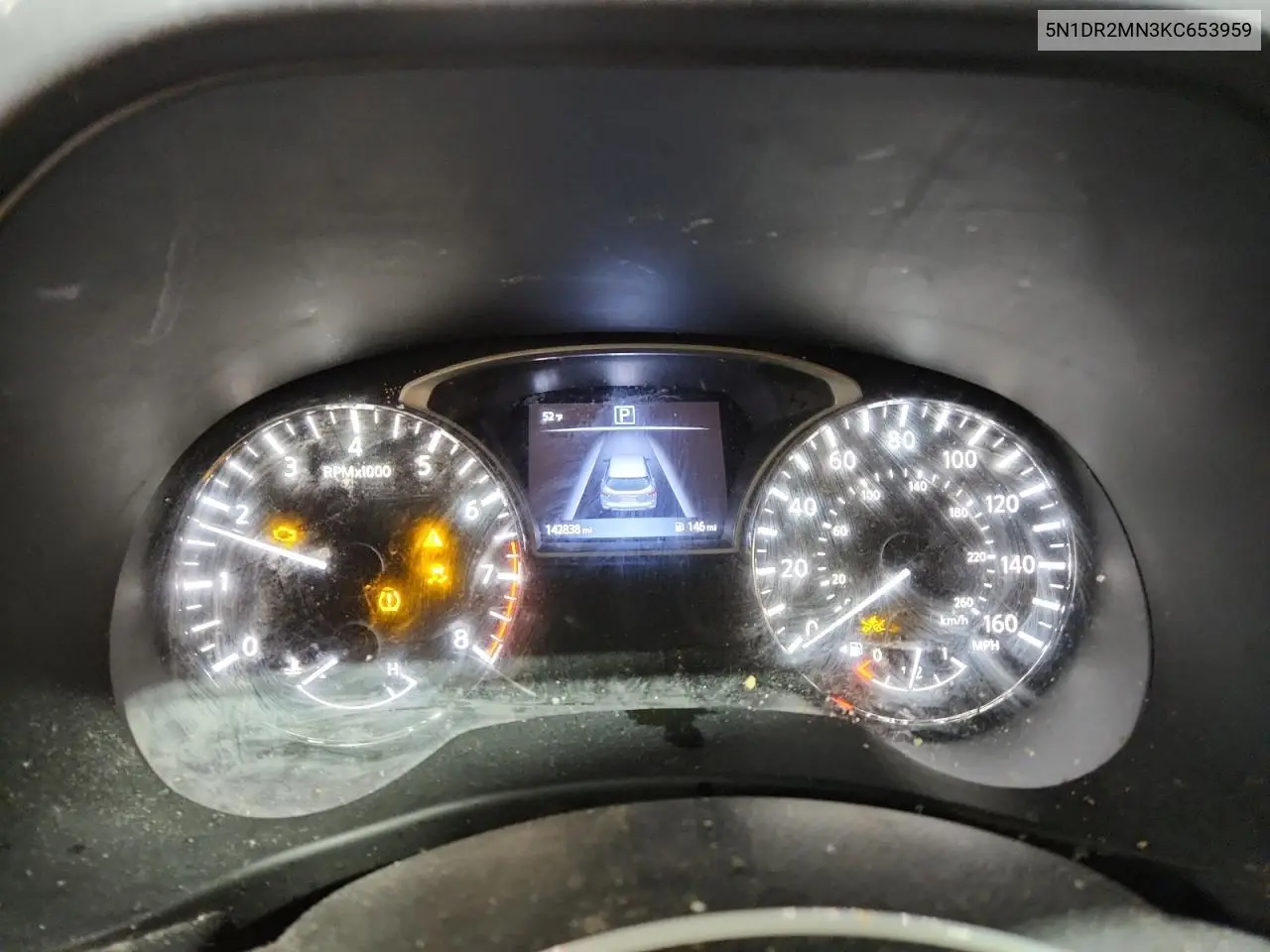 5N1DR2MN3KC653959 2019 Nissan Pathfinder S