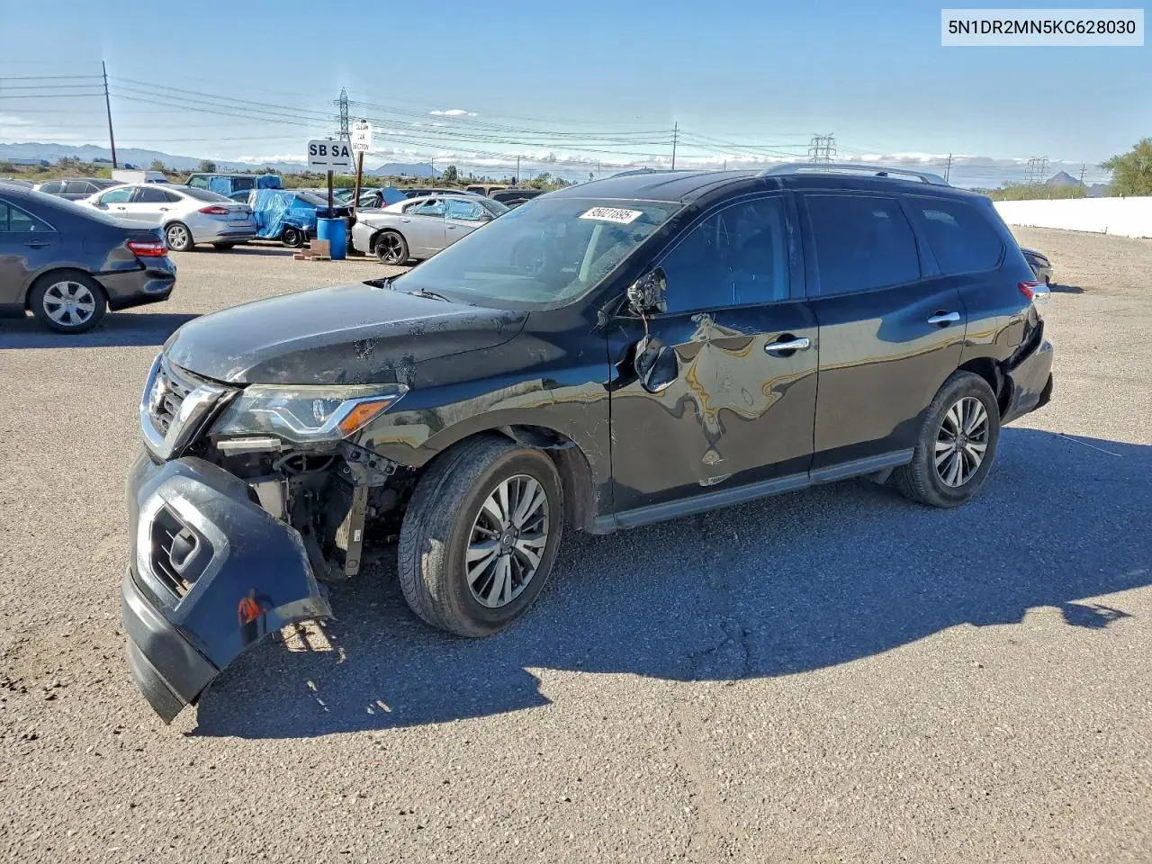 5N1DR2MN5KC628030 2019 Nissan Pathfinder S