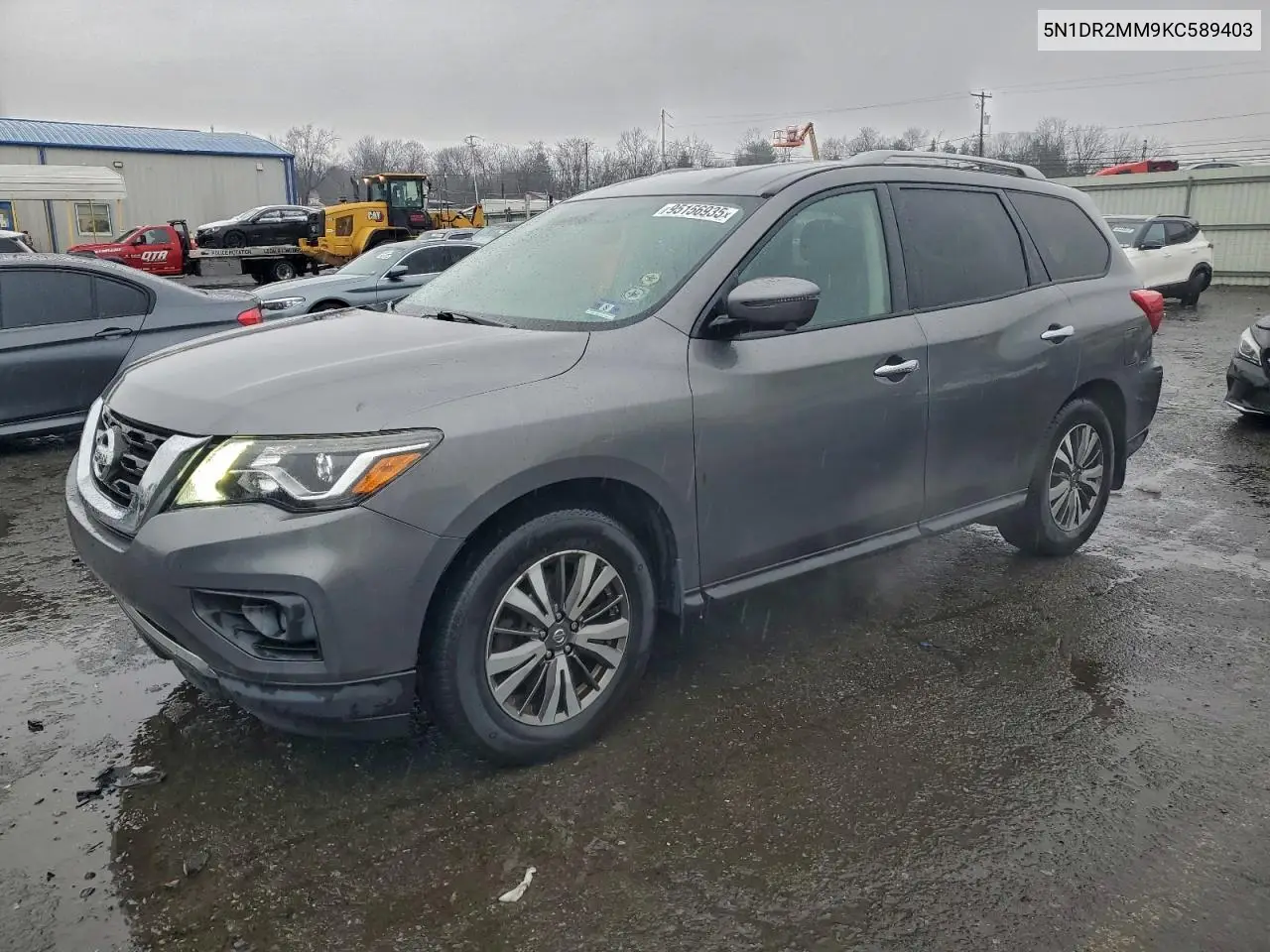 5N1DR2MM9KC589403 2019 Nissan Pathfinder S