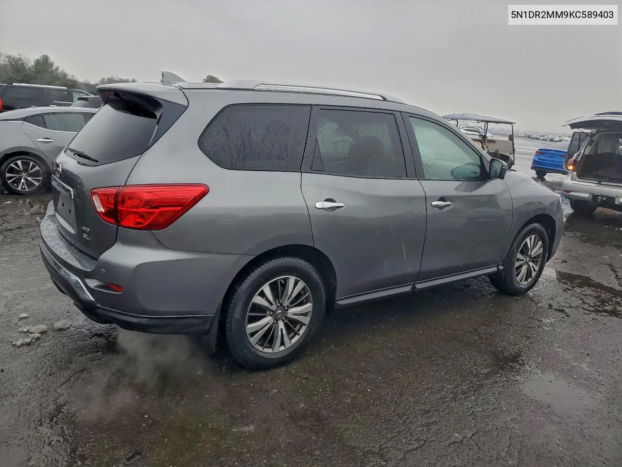 5N1DR2MM9KC589403 2019 Nissan Pathfinder S