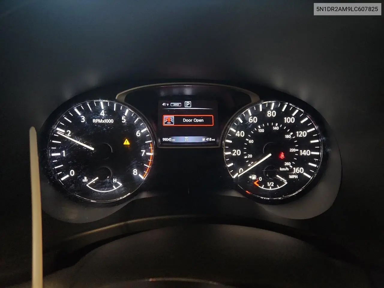 5N1DR2AM9LC607825 2020 Nissan Pathfinder S