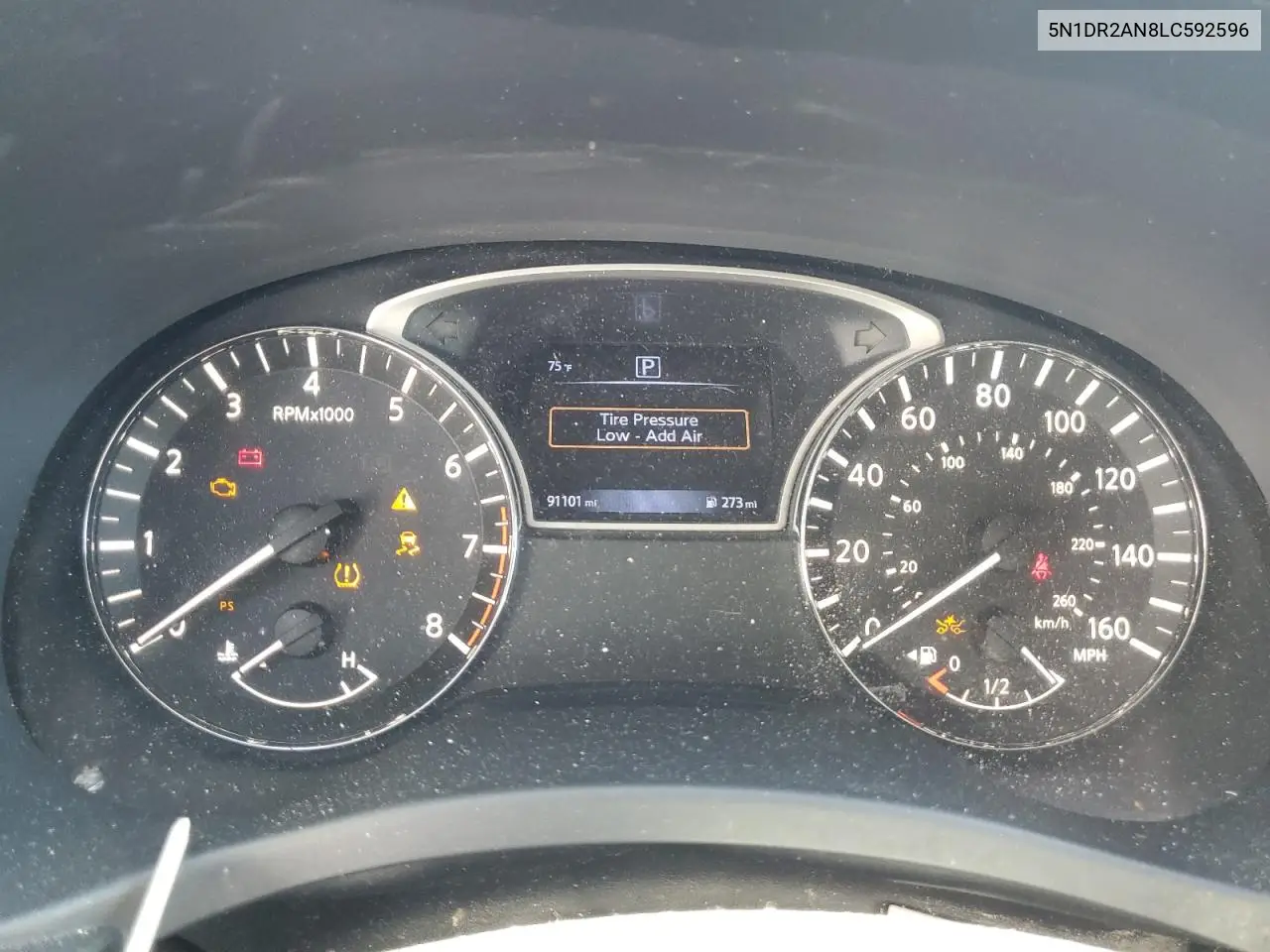 5N1DR2AN8LC592596 2020 Nissan Pathfinder S