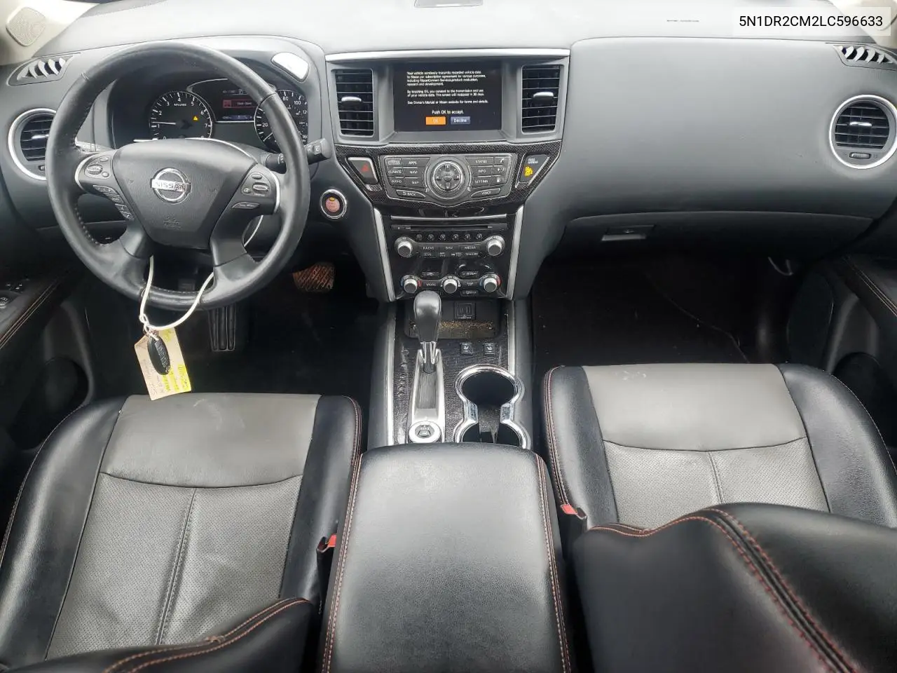 5N1DR2CM2LC596633 2020 Nissan Pathfinder Sl