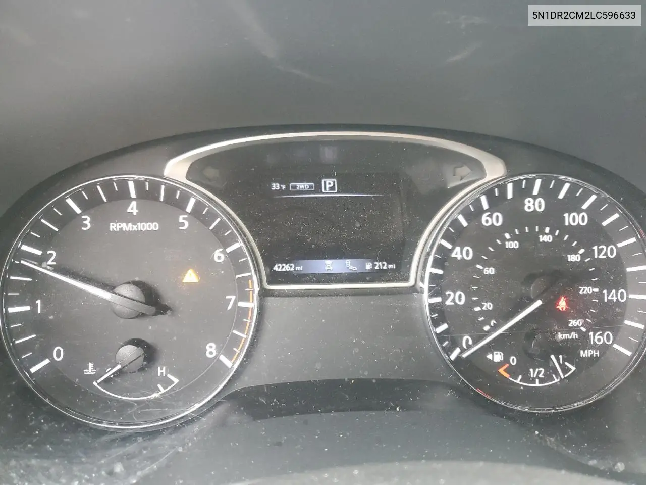 5N1DR2CM2LC596633 2020 Nissan Pathfinder Sl