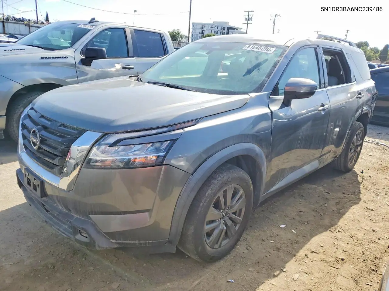 5N1DR3BA6NC239486 2022 Nissan Pathfinder Sv