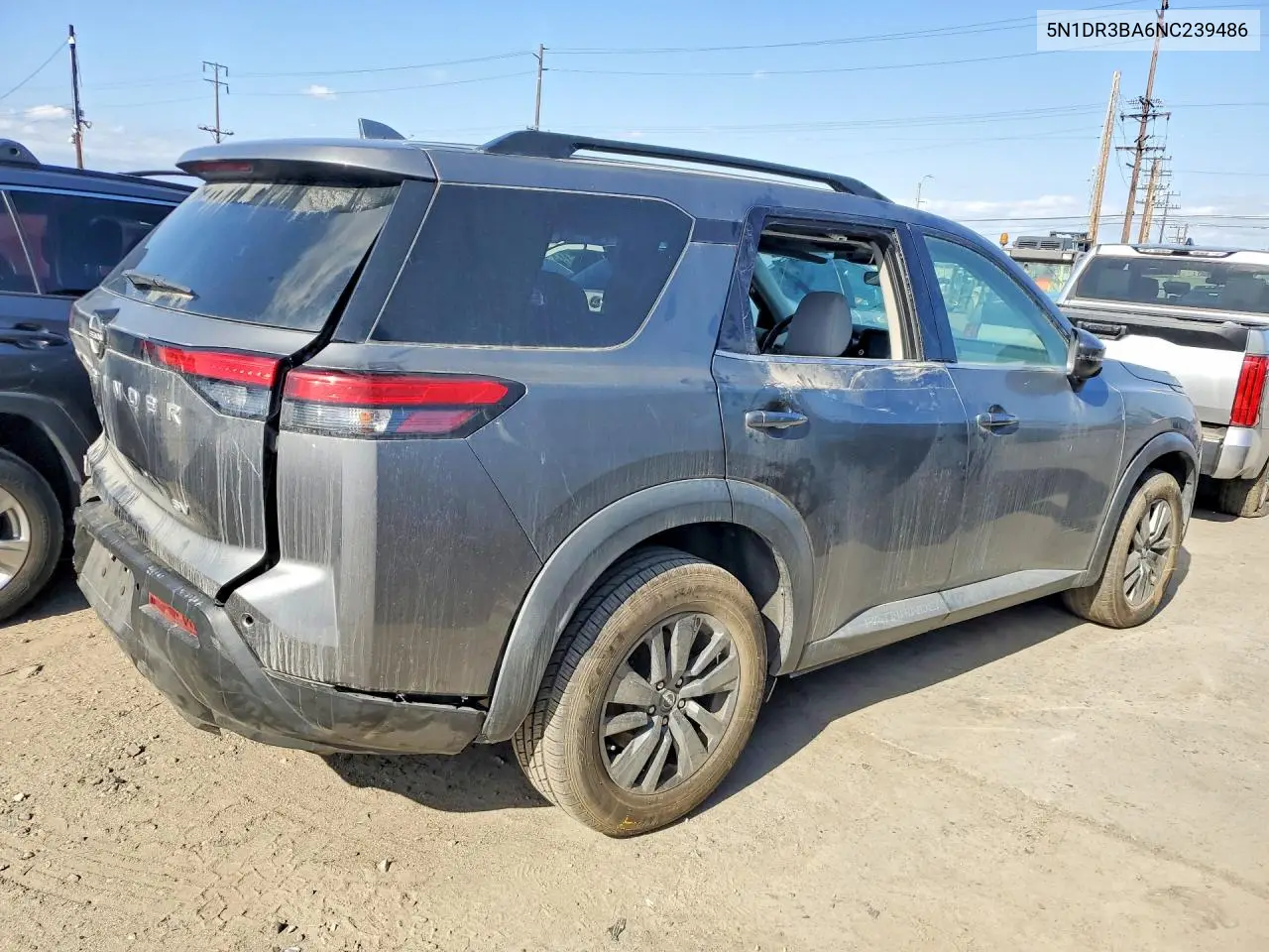 5N1DR3BA6NC239486 2022 Nissan Pathfinder Sv