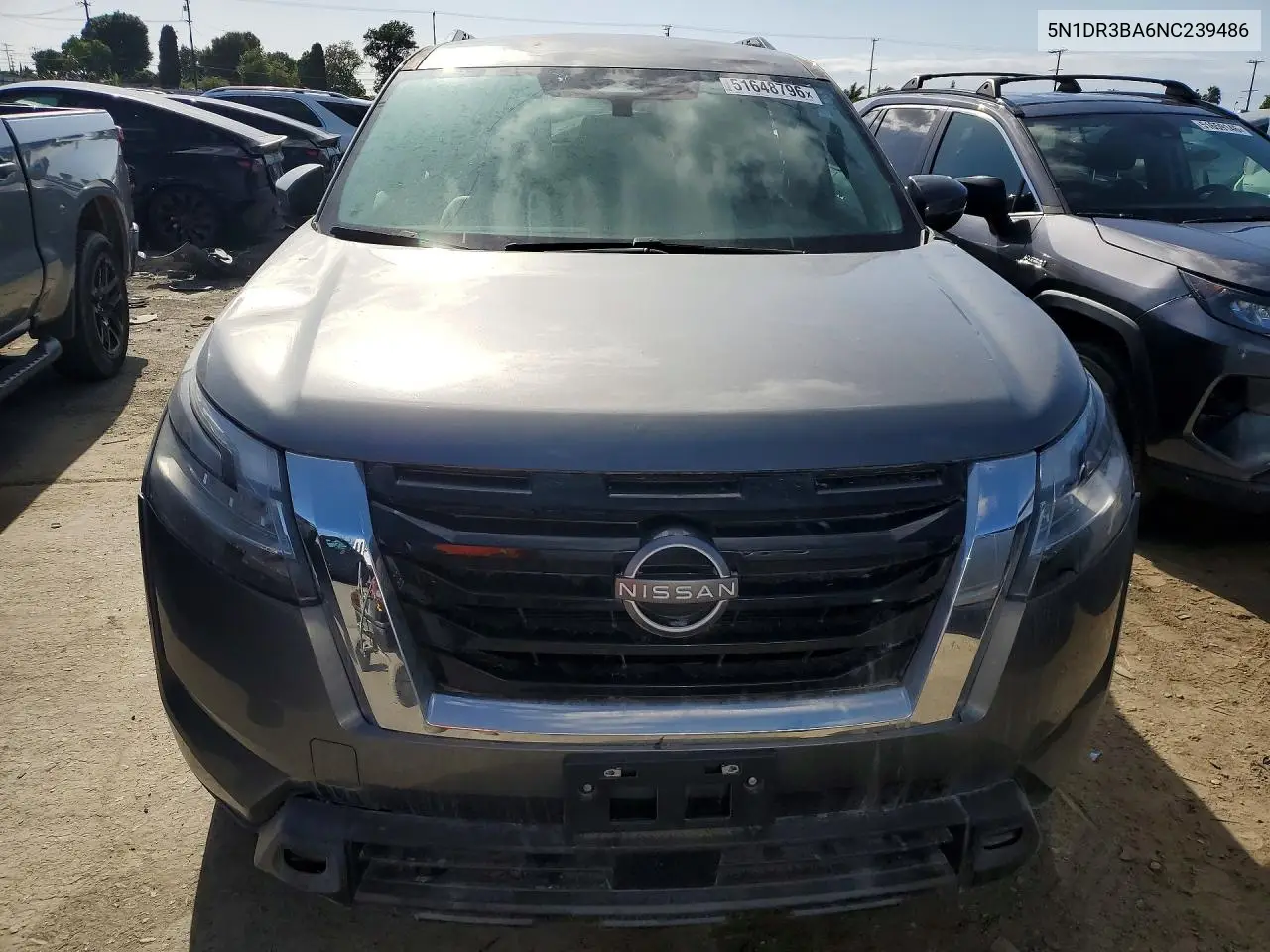 5N1DR3BA6NC239486 2022 Nissan Pathfinder Sv
