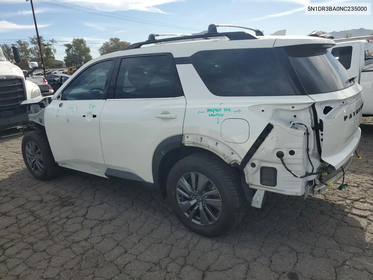 5N1DR3BA0NC235000 2022 Nissan Pathfinder Sv