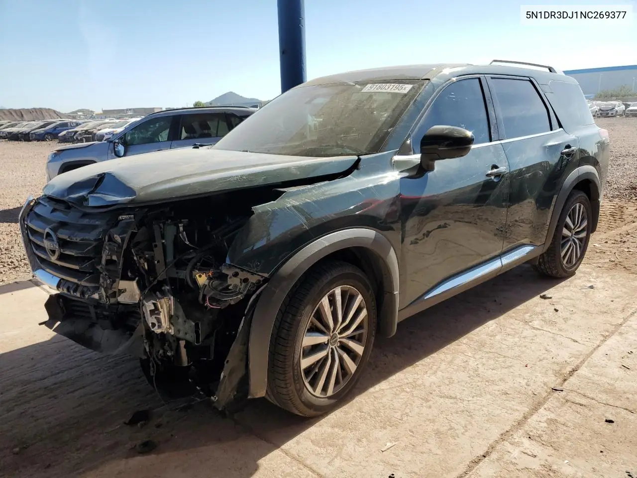 5N1DR3DJ1NC269377 2022 Nissan Pathfinder Platinum