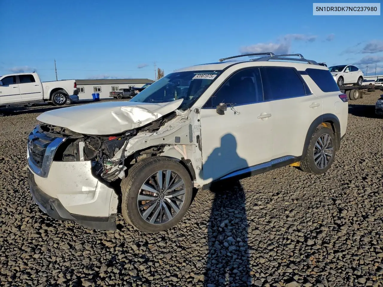 5N1DR3DK7NC237980 2022 Nissan Pathfinder Platinum