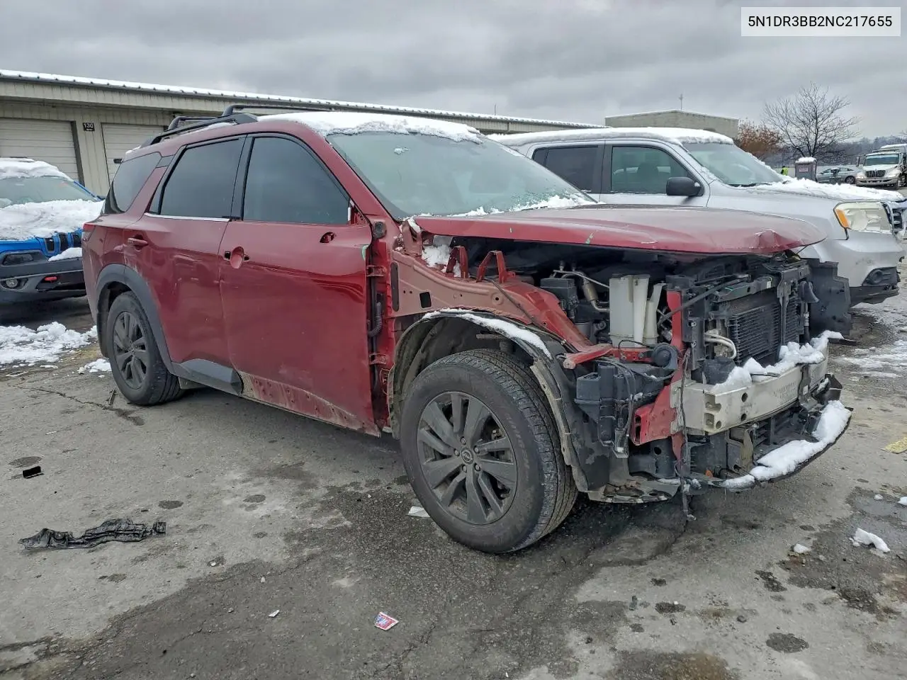 5N1DR3BB2NC217655 2022 Nissan Pathfinder Sv