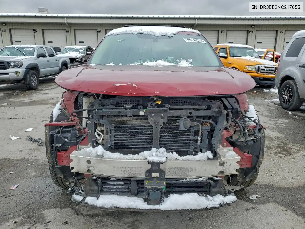 5N1DR3BB2NC217655 2022 Nissan Pathfinder Sv