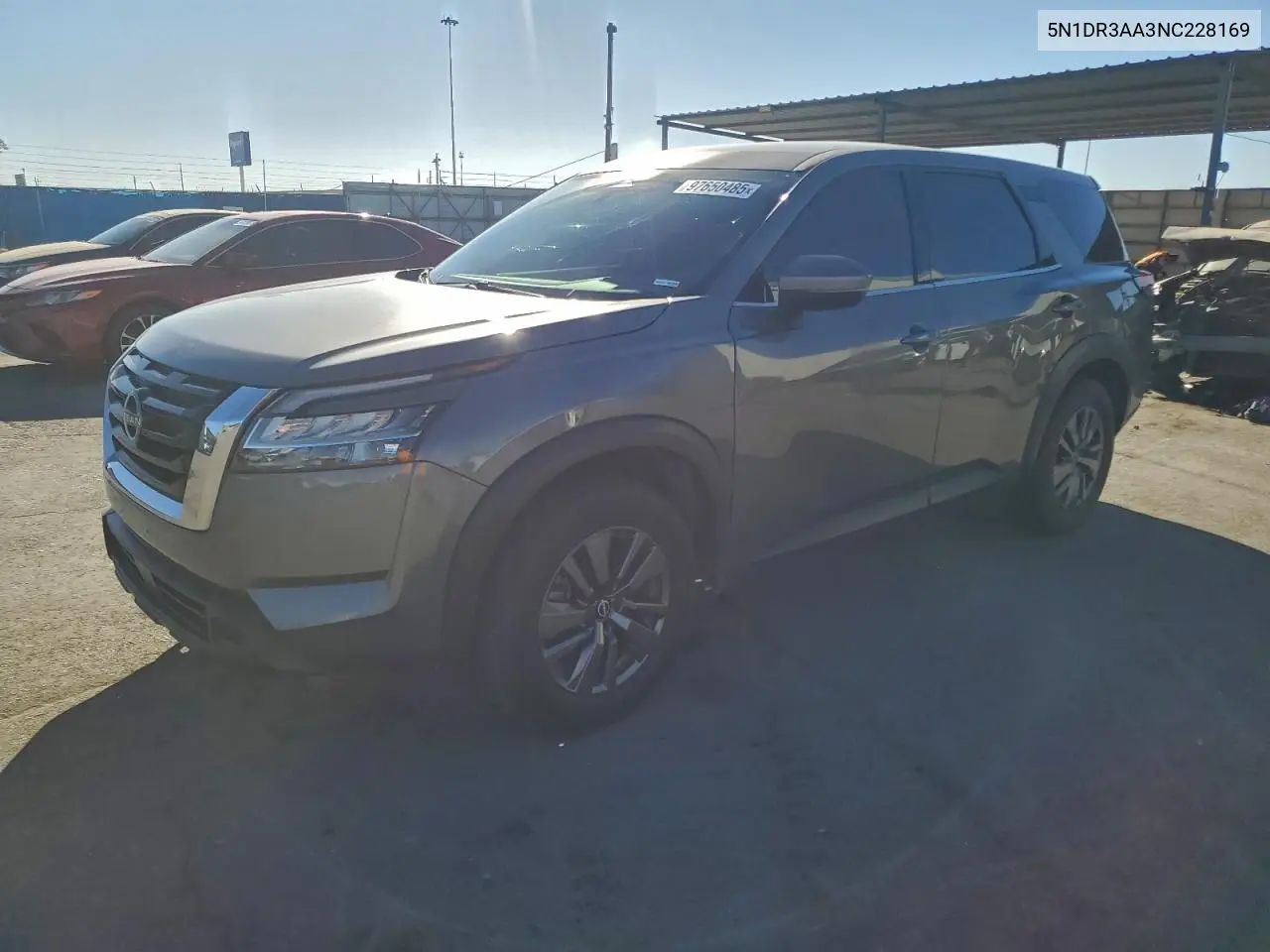 5N1DR3AA3NC228169 2022 Nissan Pathfinder S