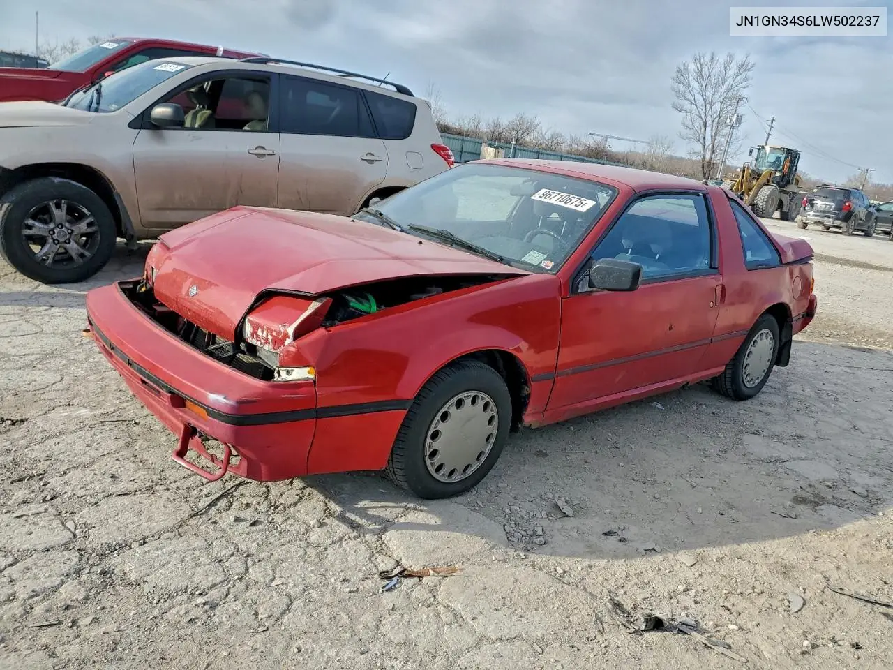 1990 Nissan Pulsar VIN: JN1GN34S6LW502237 Lot: 74612945