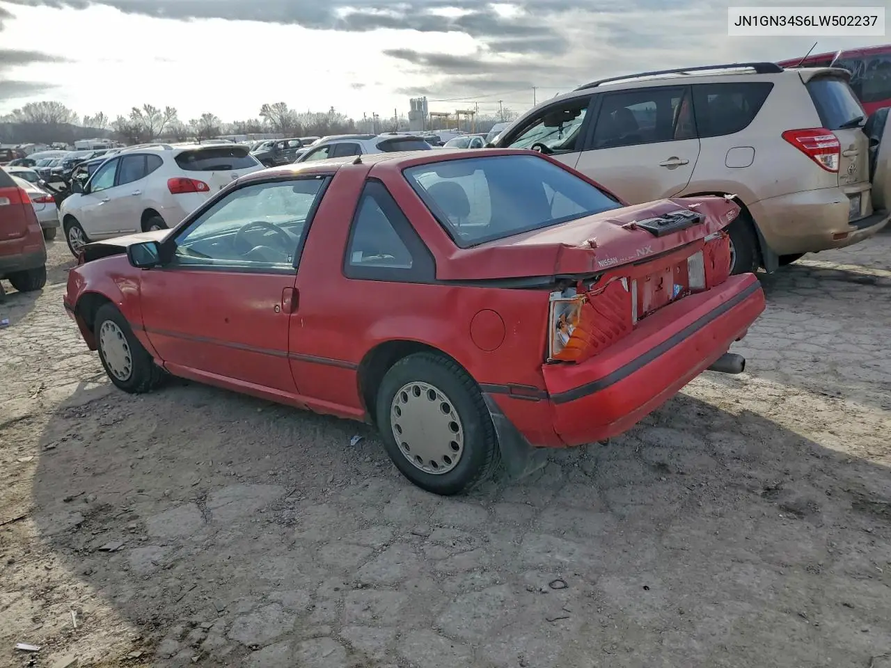 1990 Nissan Pulsar VIN: JN1GN34S6LW502237 Lot: 74612945
